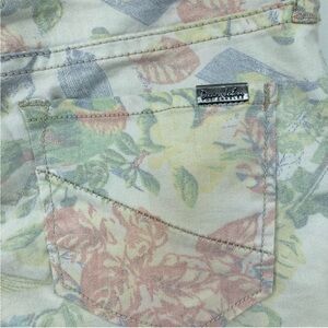 DEAR JOHN Pastel Print Denim Shorts 3” Inseam